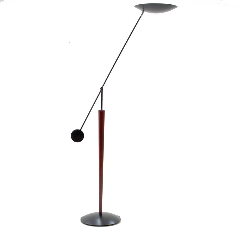 Herda 'Balance' Counterbalanced Floor Lamp, 1980s at 1stDibs