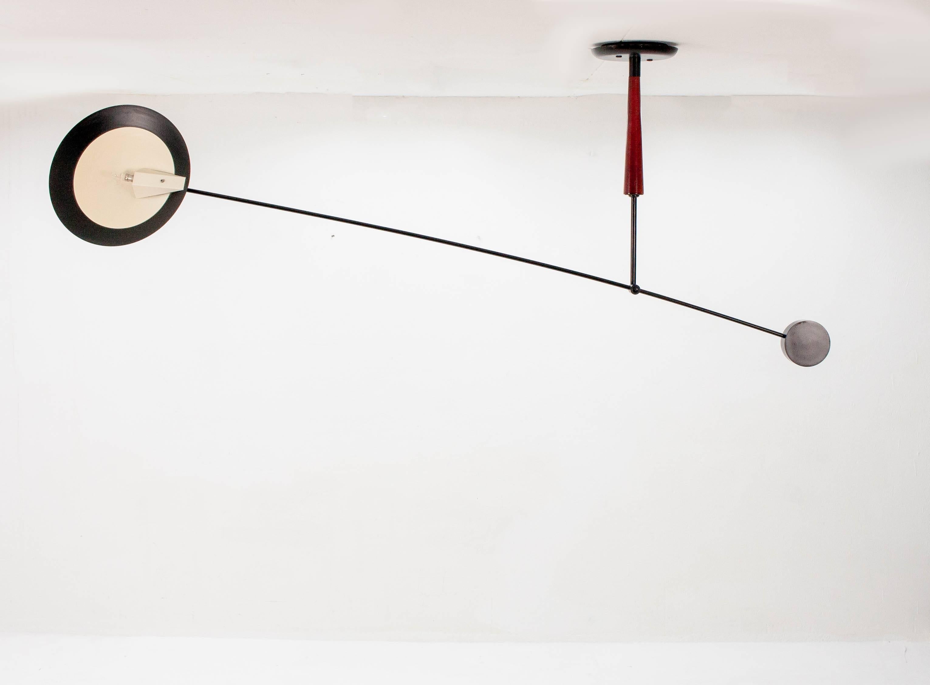 Dutch Herda 'Balance' Swing-Arm Pendant Lamp, 1980s