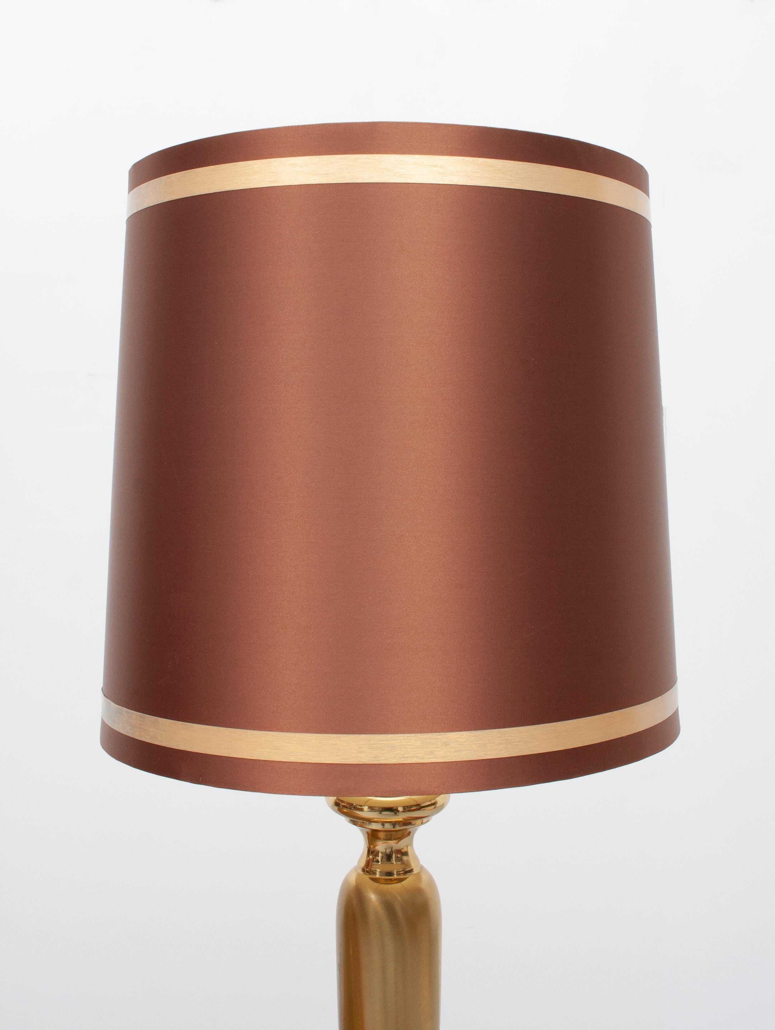 Hollywood Regency Herda Brass Table Lamps, Holland, 1970s