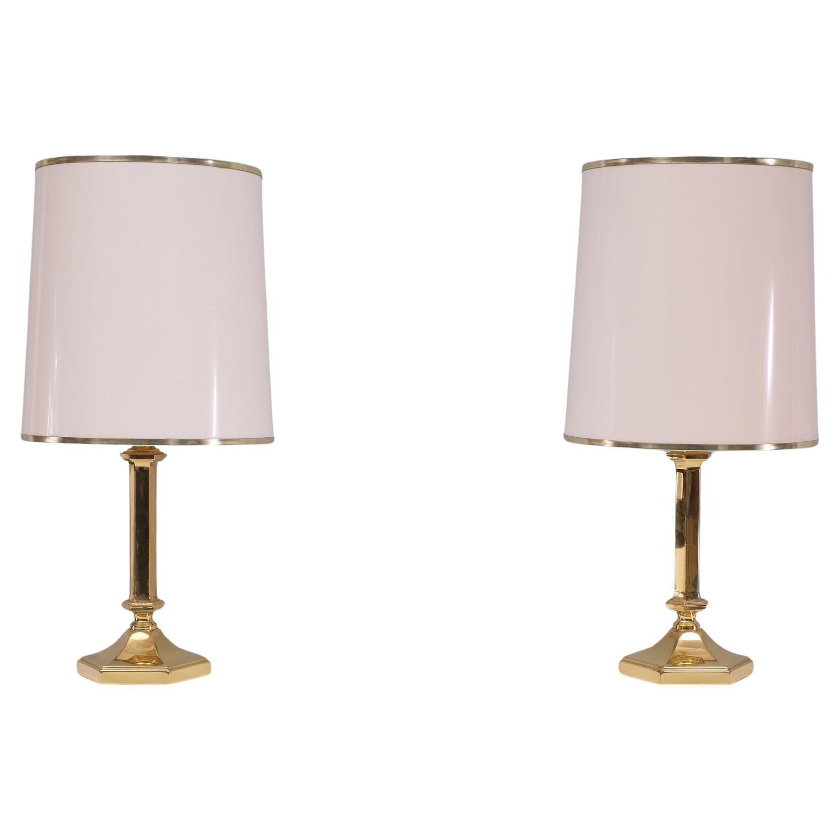 Herda Hollywood Regency Table Lamps  1970 Holland  For Sale