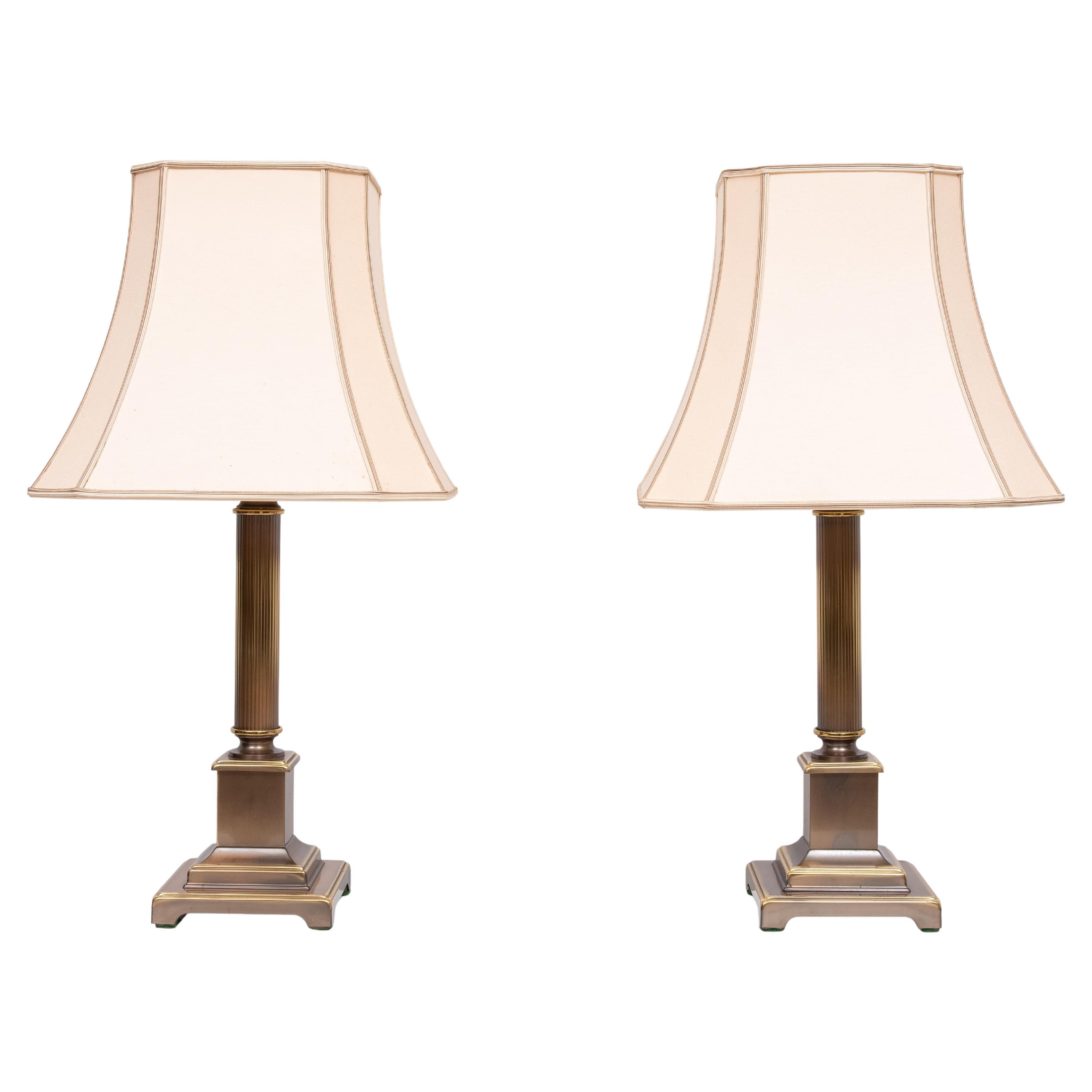 Herda lighting  set Column Table lamps 1970s