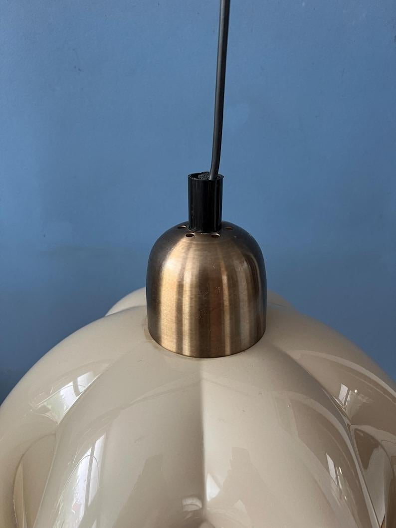 Space Age Lampada a sospensione in plexiglass a forma di fiore di AGE di Herda, anni '70 in vendita