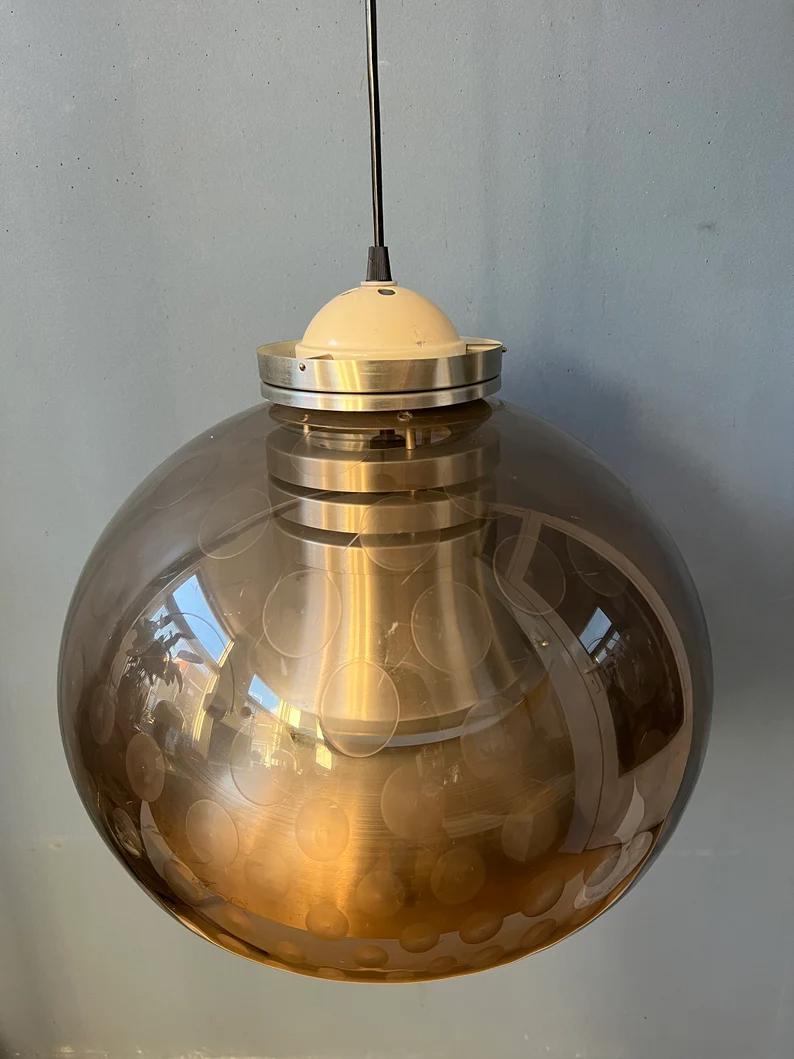 Métal Lampe suspendue champignon de l'ère spatiale Herda, 1970 en vente