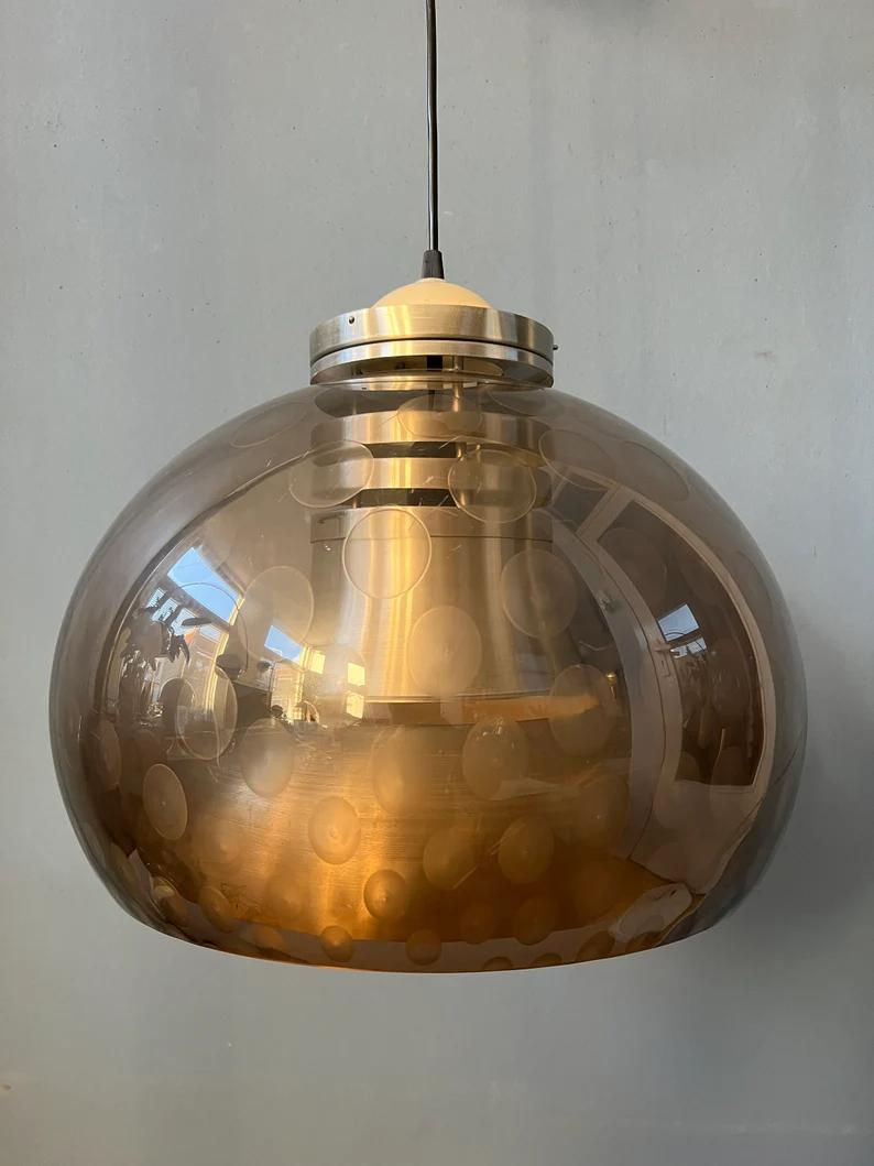 Lampe suspendue champignon de l'ère spatiale Herda, 1970 en vente 1