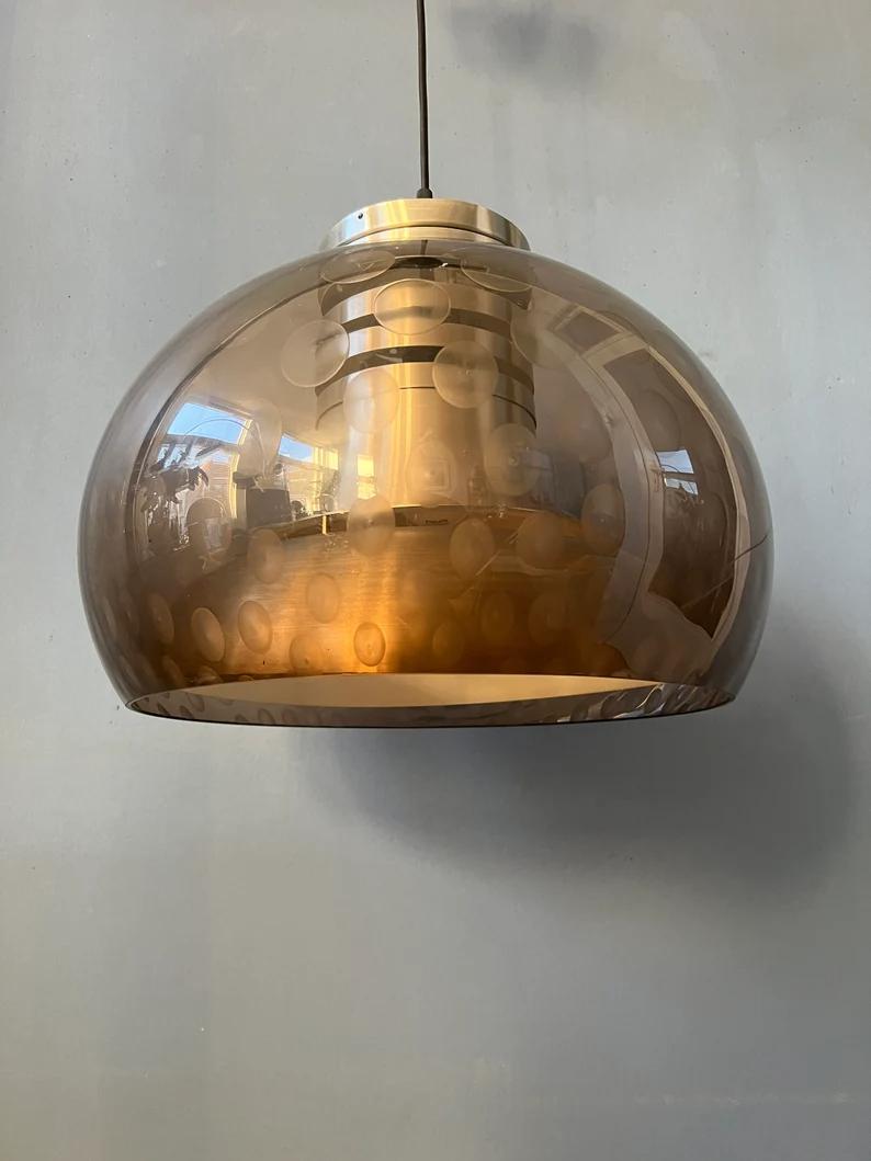 Lampe suspendue champignon de l'ère spatiale Herda, 1970 en vente 2