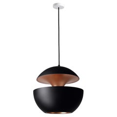 Here Comes the Sun Extra Large Black and Copper Pendant Lamp by Bertrand Balas
