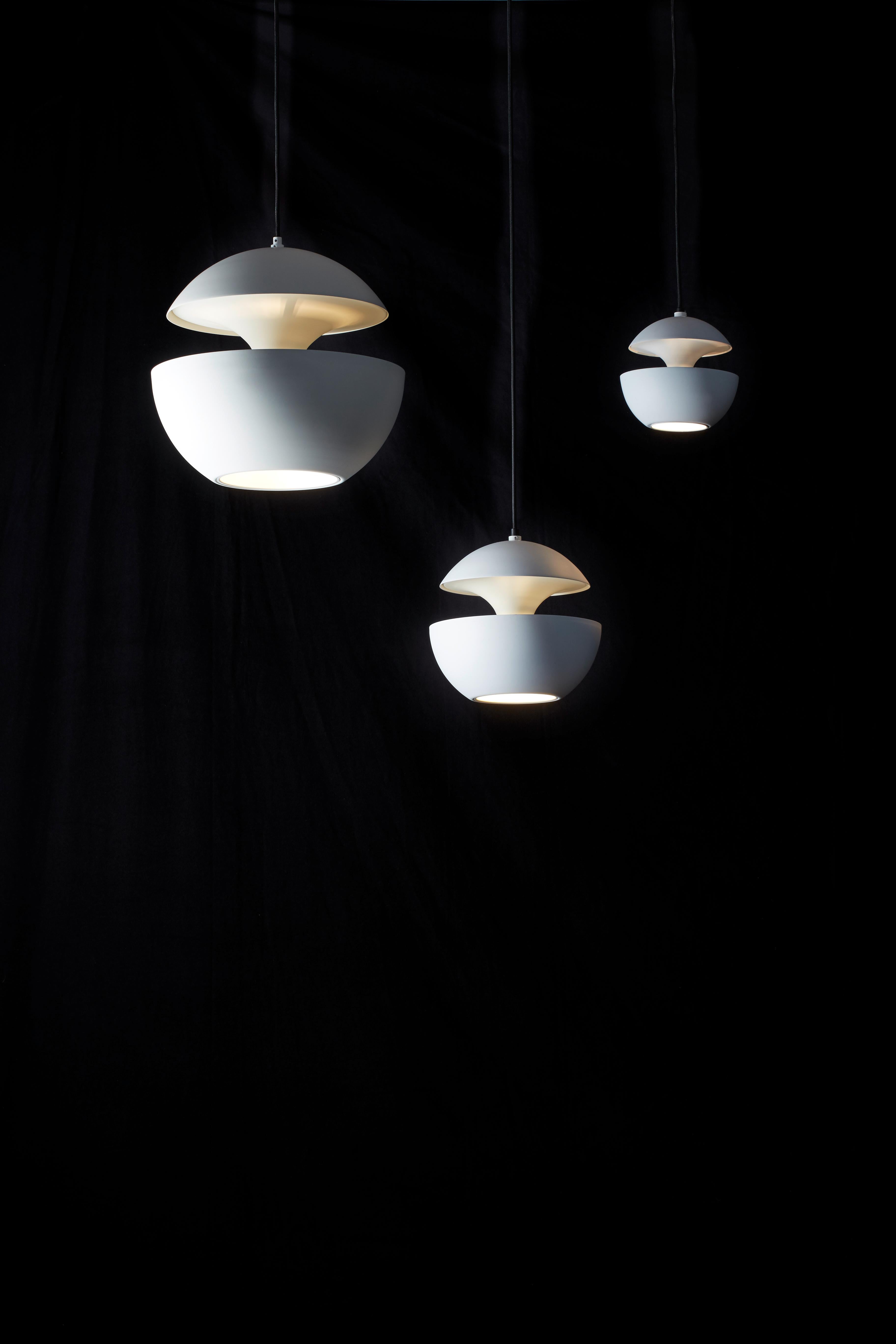 Aluminum Here Comes the Sun Extra Large White Pendant Lamp by Bertrand Balas