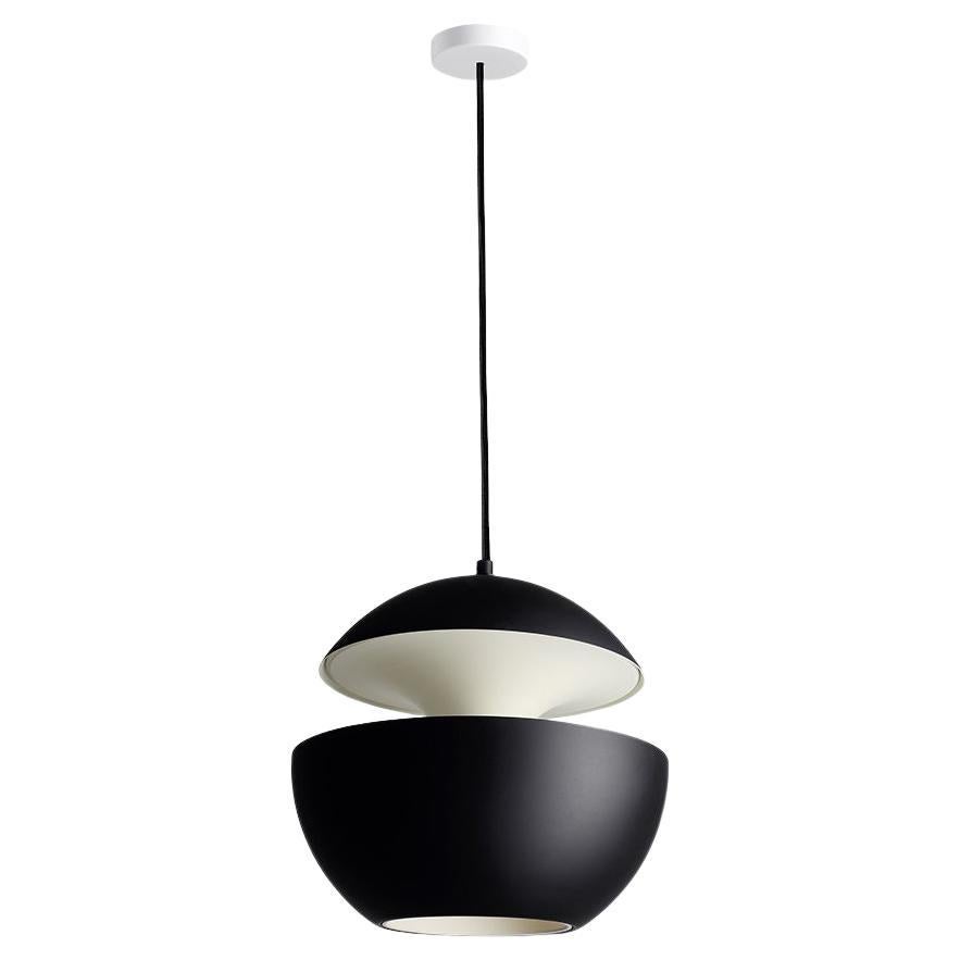 Here Comes the Sun Large Black and White Pendant Lamp by Bertrand Balas For Sale