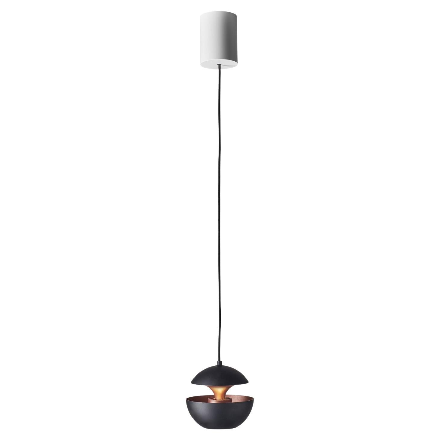 Here Comes the Sun Mini Black Pendant Lamp by Bertrand Balas For Sale