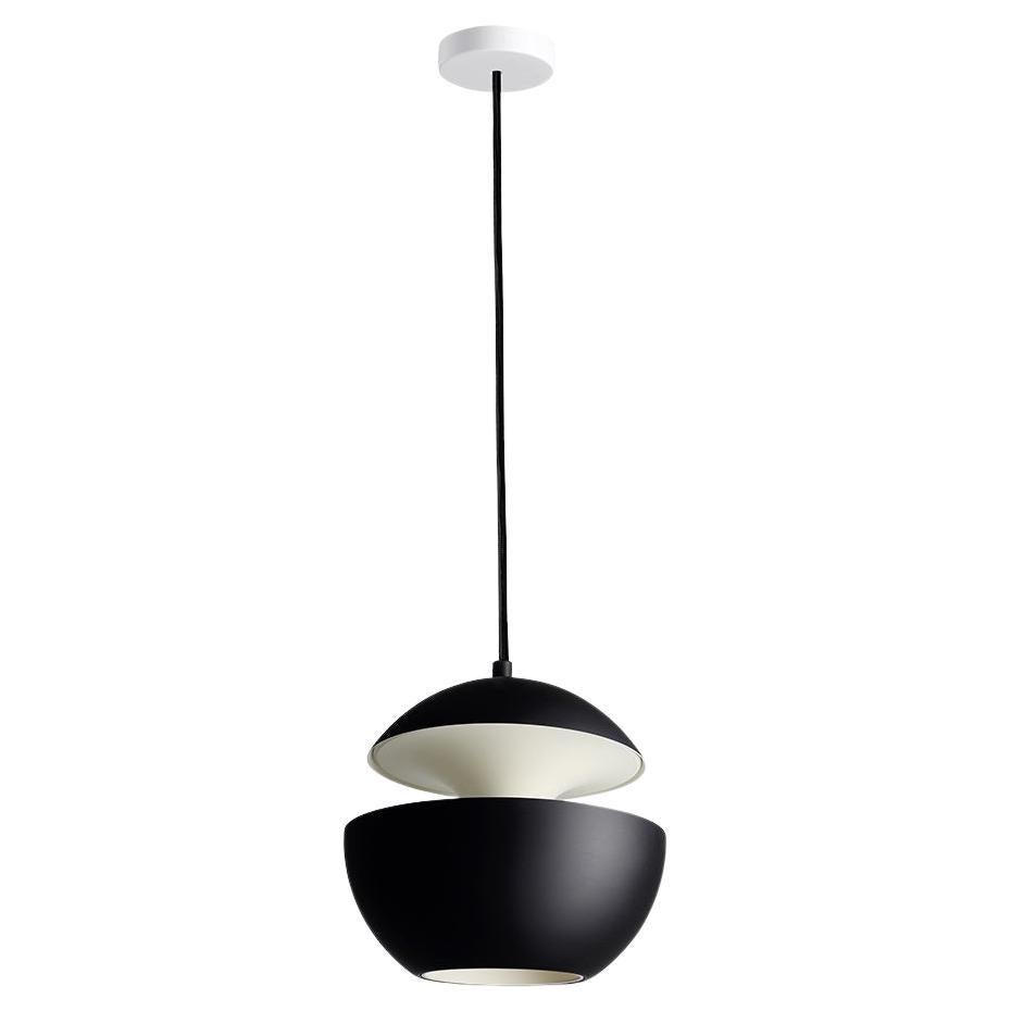 Here Comes the Sun Small Black and White Pendant Lamp by Bertrand Balas For Sale