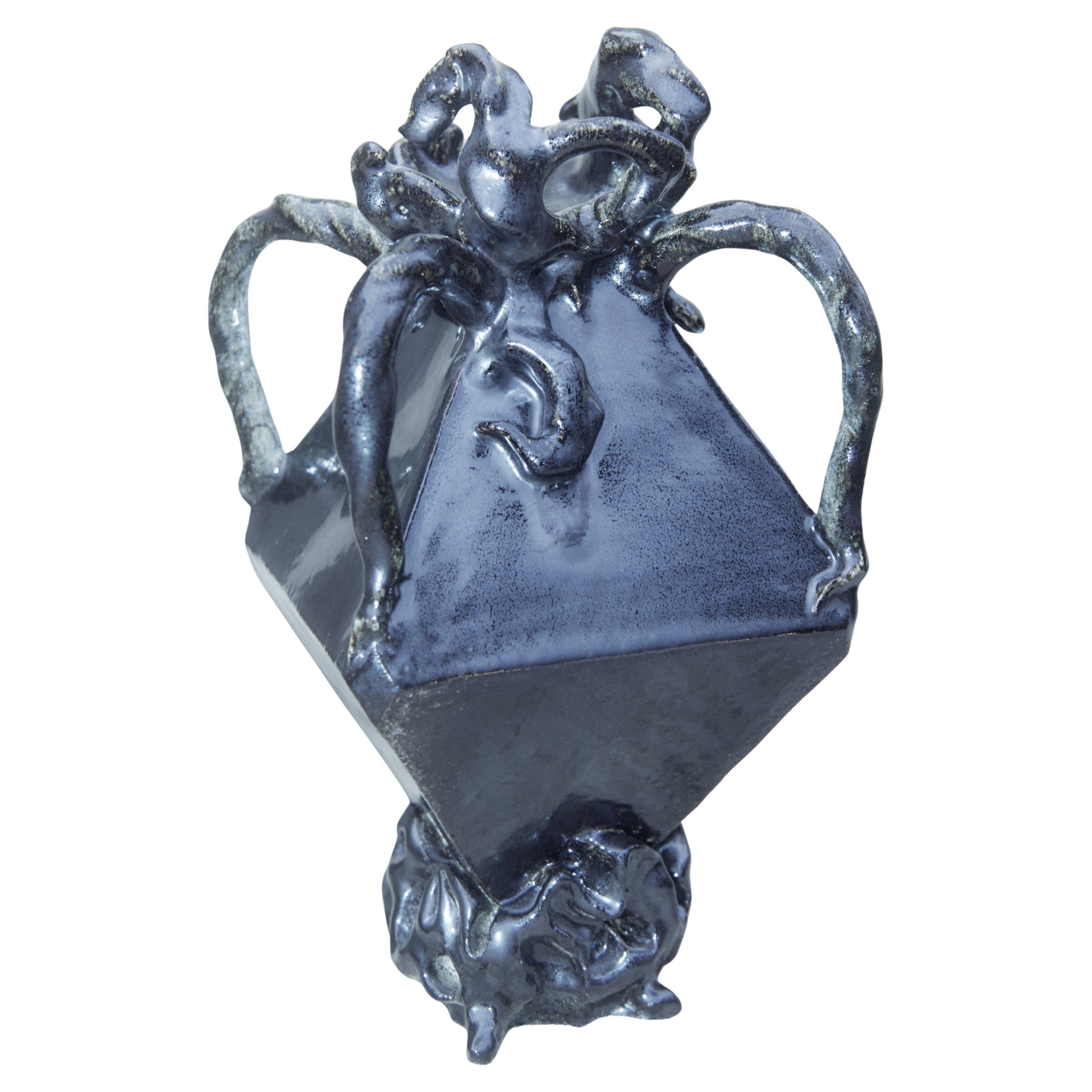 Here My Soul Sculpture in Glazed Ceramic by Lucile Rebeirot