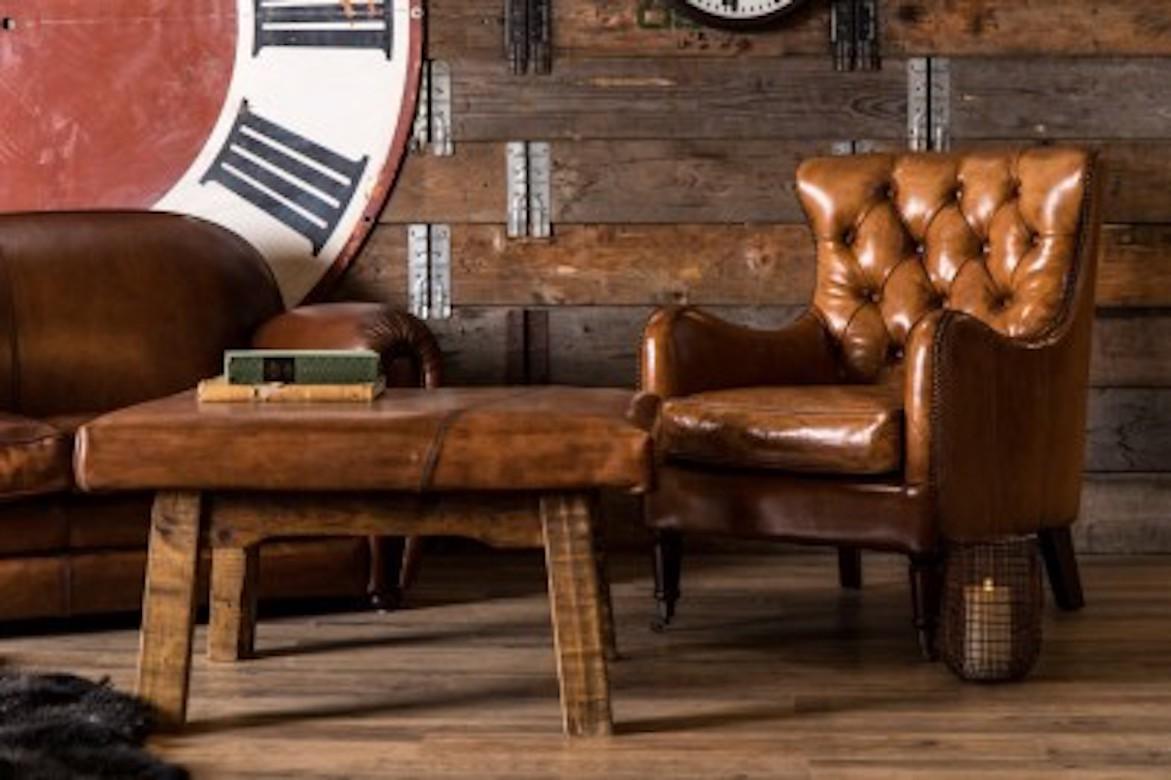 Hereford Leather Chesterfield Armchair, 20th Century For Sale 7