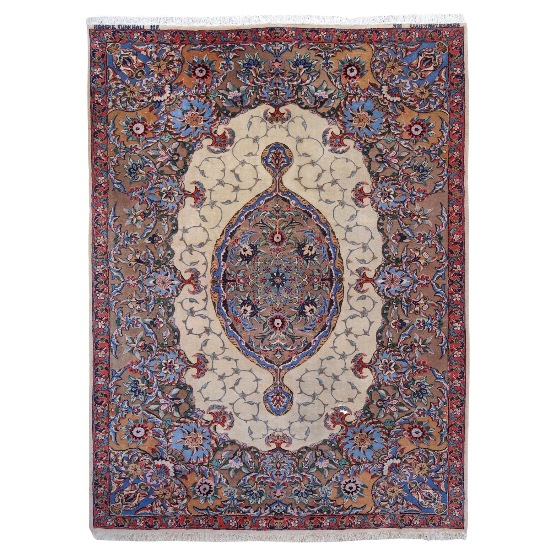 Antique Hereke Carpet - Mid 20th Century