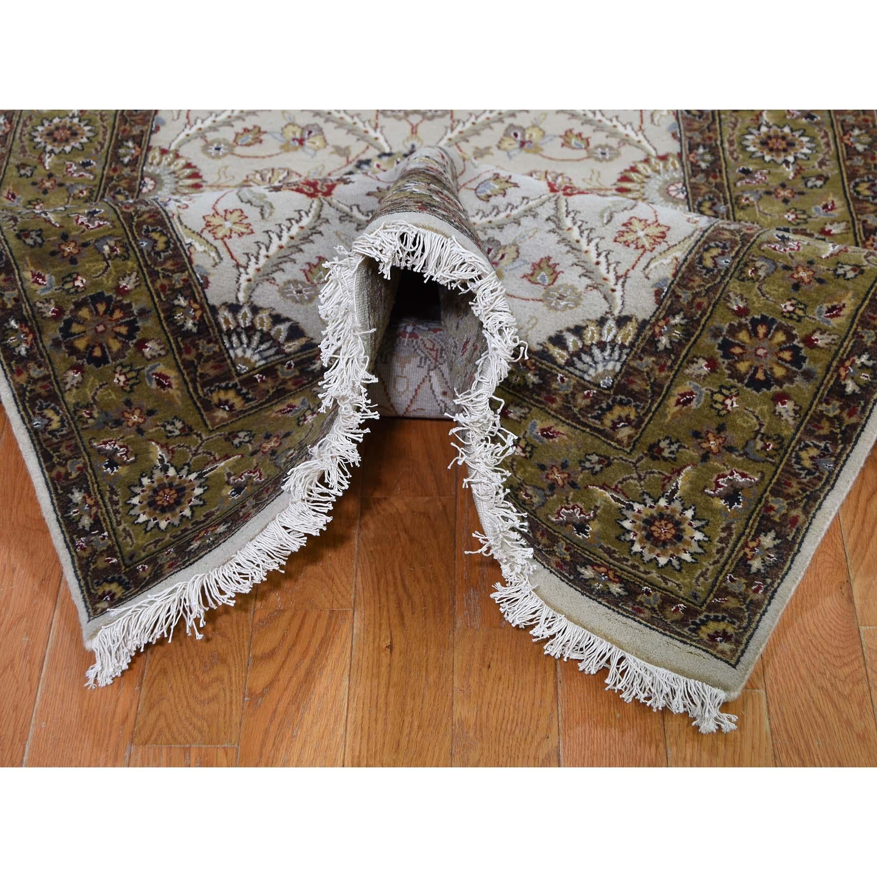 Hereke Design Wool and Silk 300 Kpsi Hand Knotted Extra Large Runner Rug In New Condition In Carlstadt, NJ
