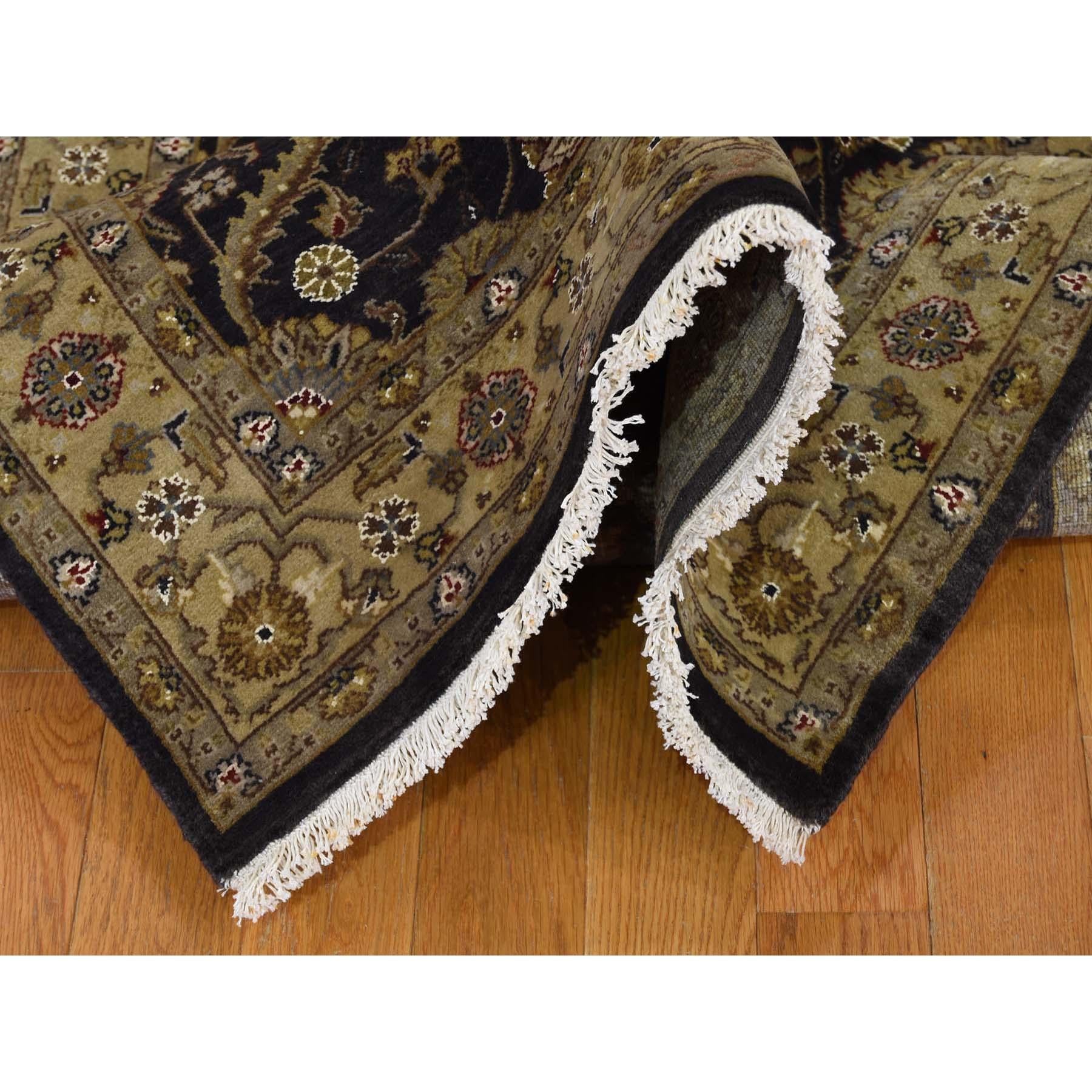 Hereke Design Wool and Silk Hand Knotted 300 Kpsi Runner Rug In New Condition In Carlstadt, NJ