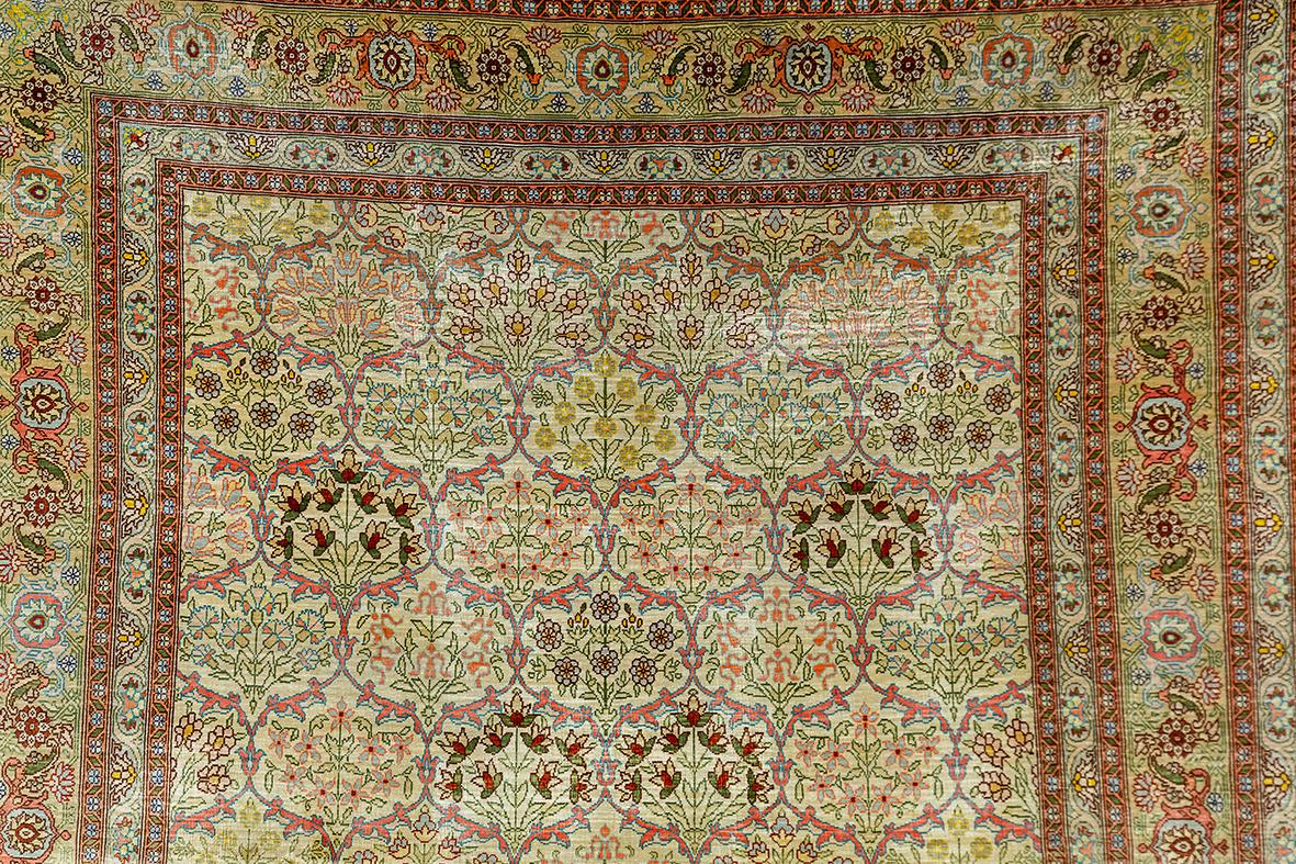 Hereke Teppich Seide im Angebot 3