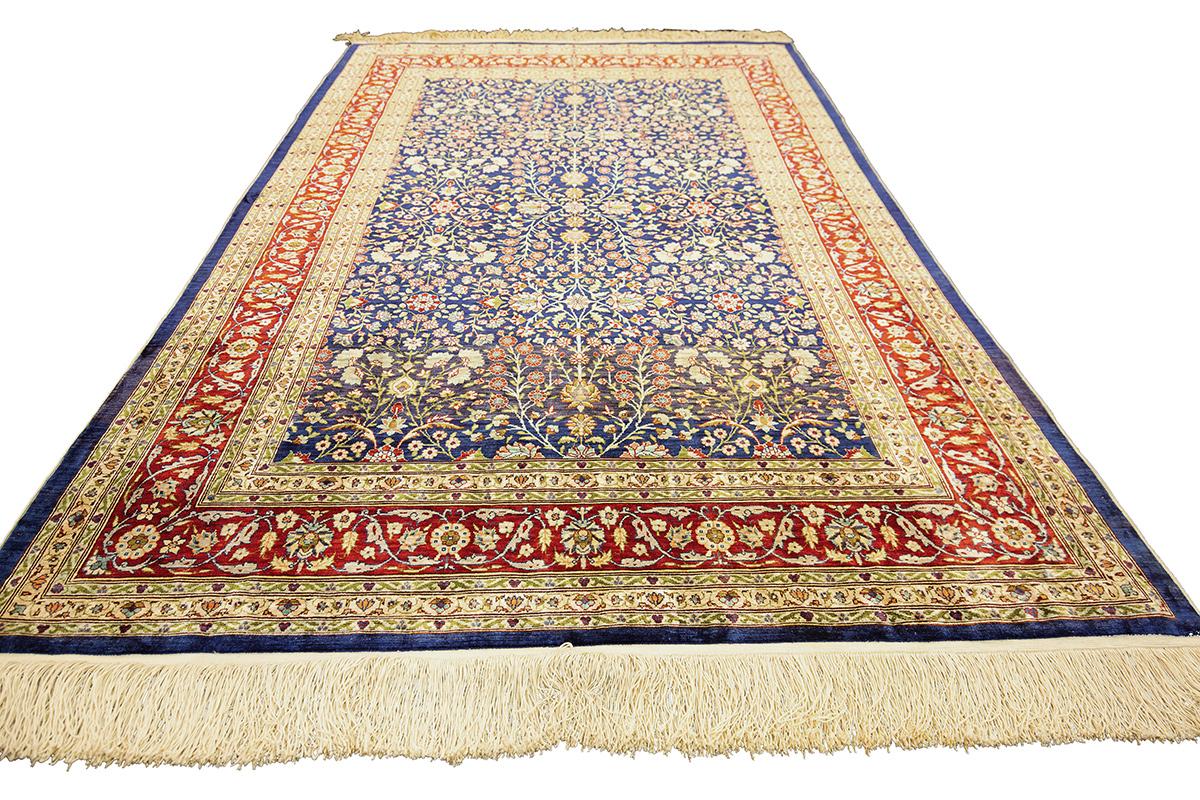 Alfombra Hereke Seda Anudado a mano en venta