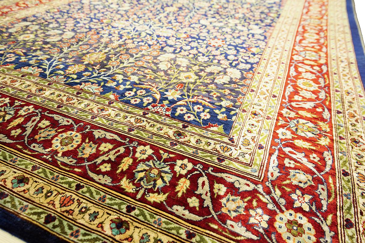 Alfombra Hereke Seda siglo XX en venta