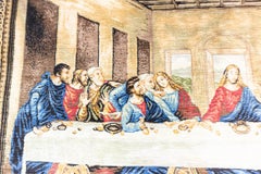 Hereke Rug The Last Supper Design Extremely Fine Silk
