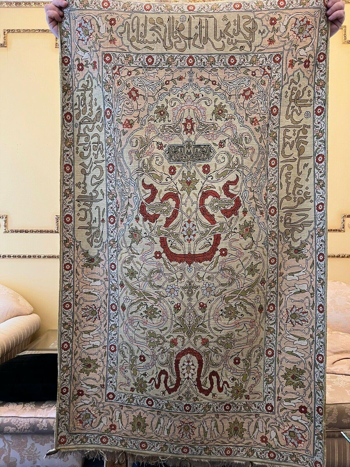 Hereke Silk Carpet For Sale 6