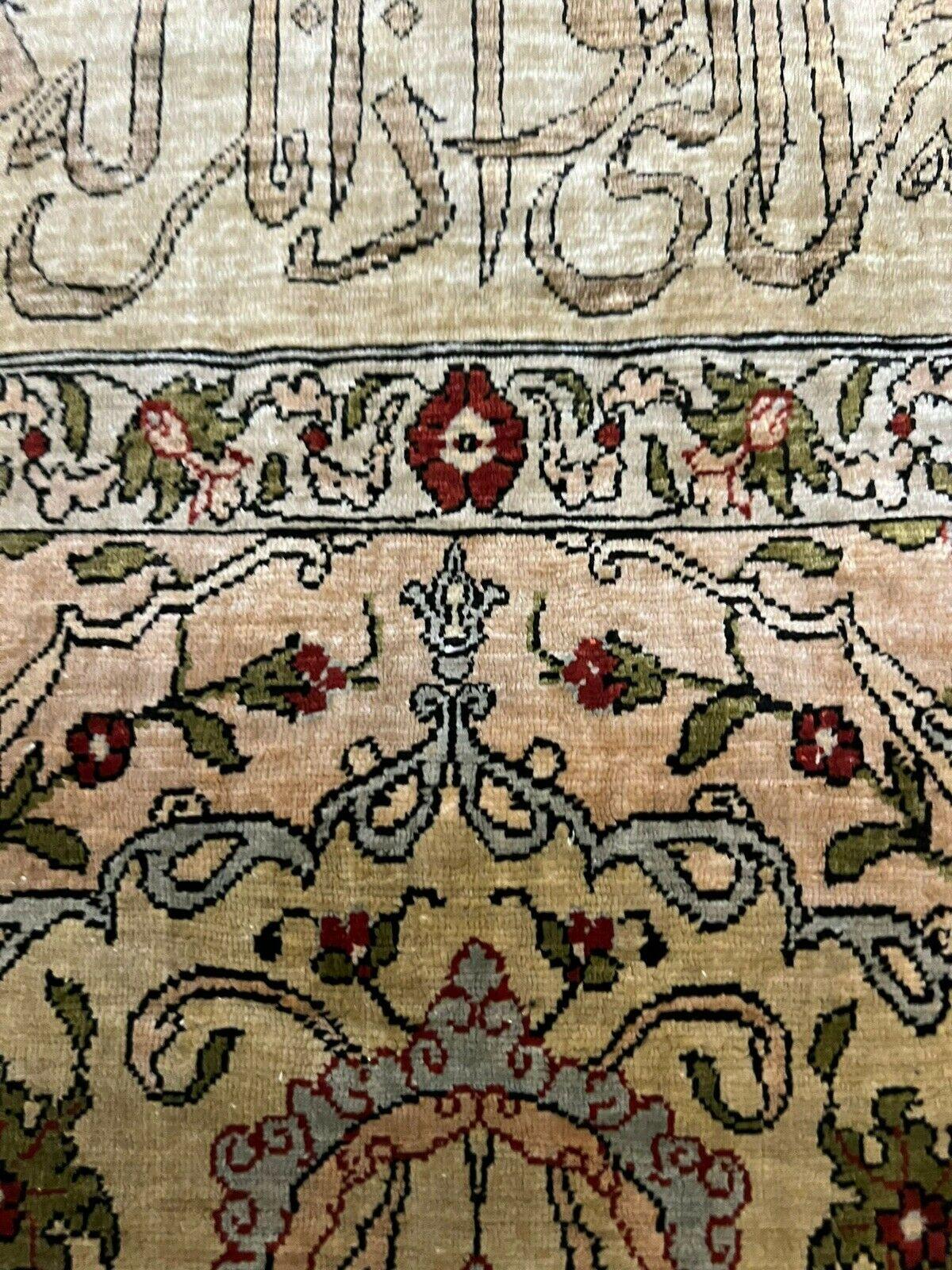 Hereke Silk Carpet For Sale 2