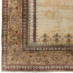 Antique Hereke Silk Rug - Early 20th Century
