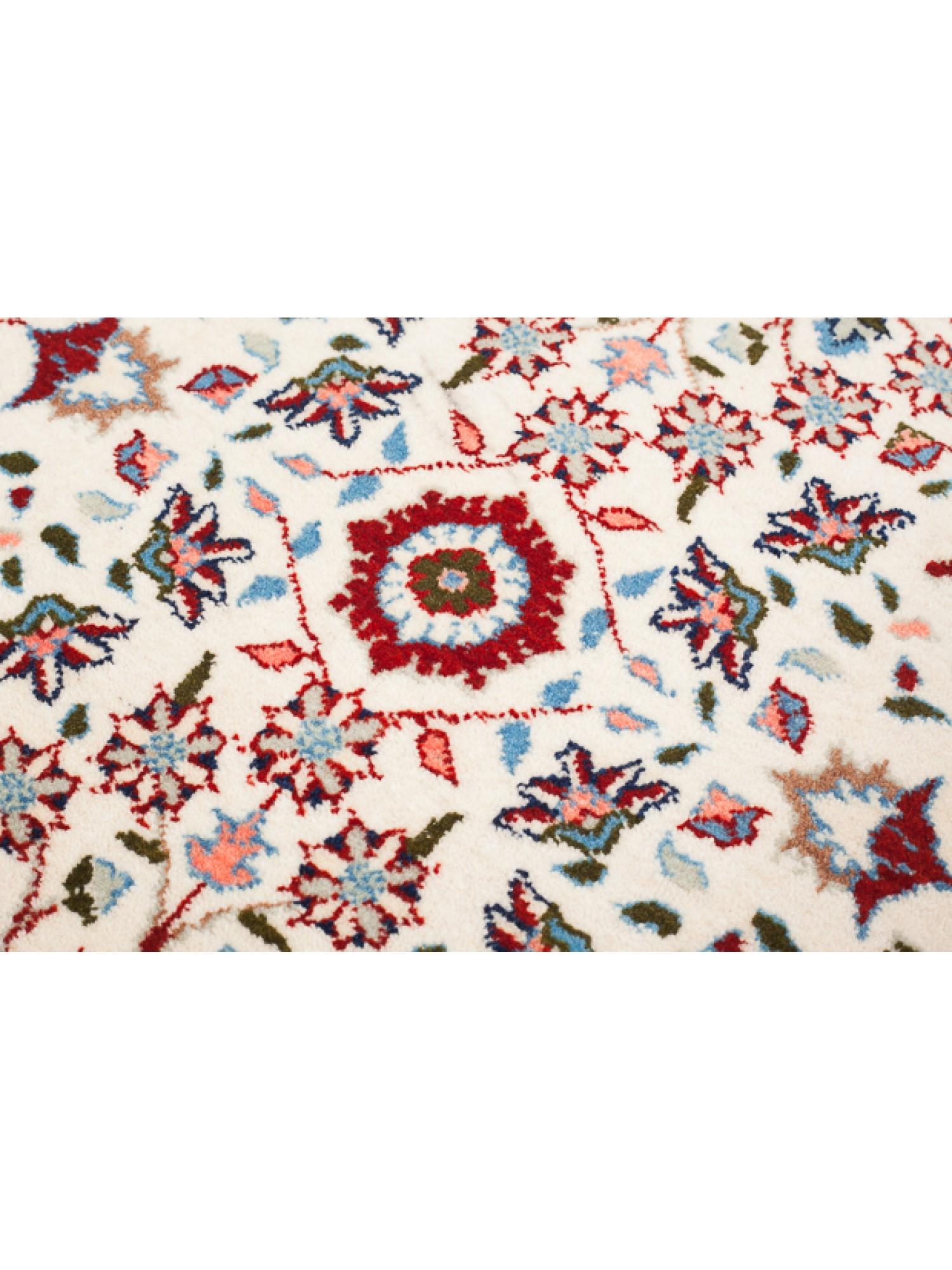 Contemporary Hereke Wool & Cotton Carpet, Turkish Anatolian Rug, Flowers Lattice Design For Sale