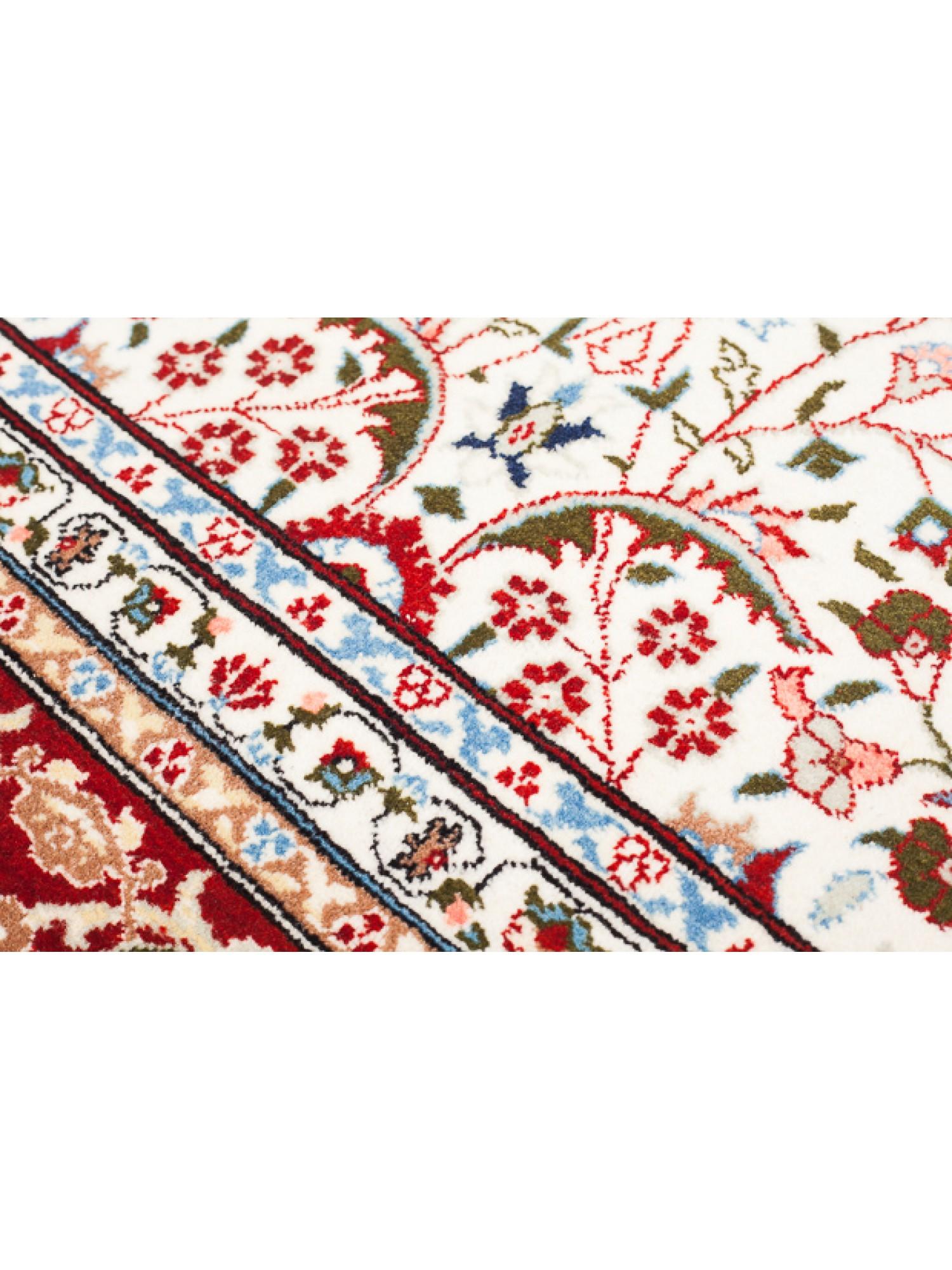 Hereke Wool & Cotton Carpet, Turkish Anatolian Rug, Flowers Lattice Design For Sale 1