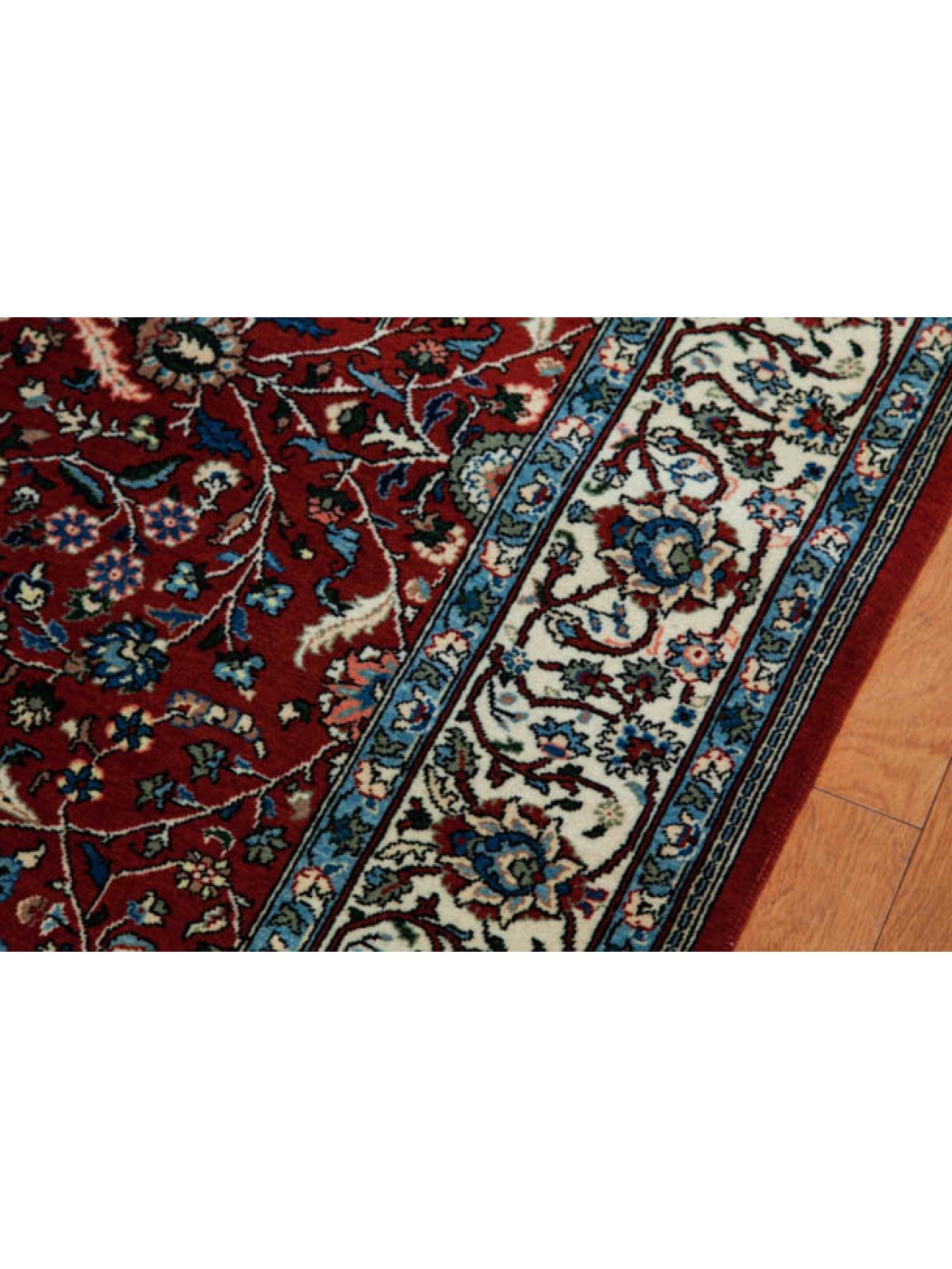 Hand-Woven Hereke Wool & Cotton Carpet, Turkish Anatolian Rug