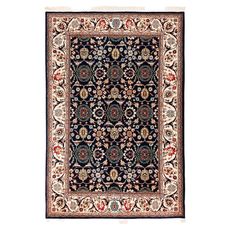 Hereke Wool and Cotton Carpet, Turkish Anatolian Rug For Sale at 1stDibs