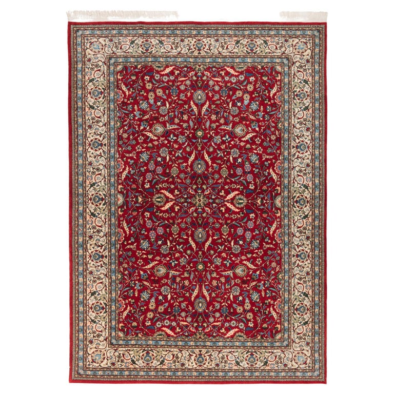 Hereke Wool and Cotton Carpet Turkish Anatolian Rug For Sale at 1stDibs