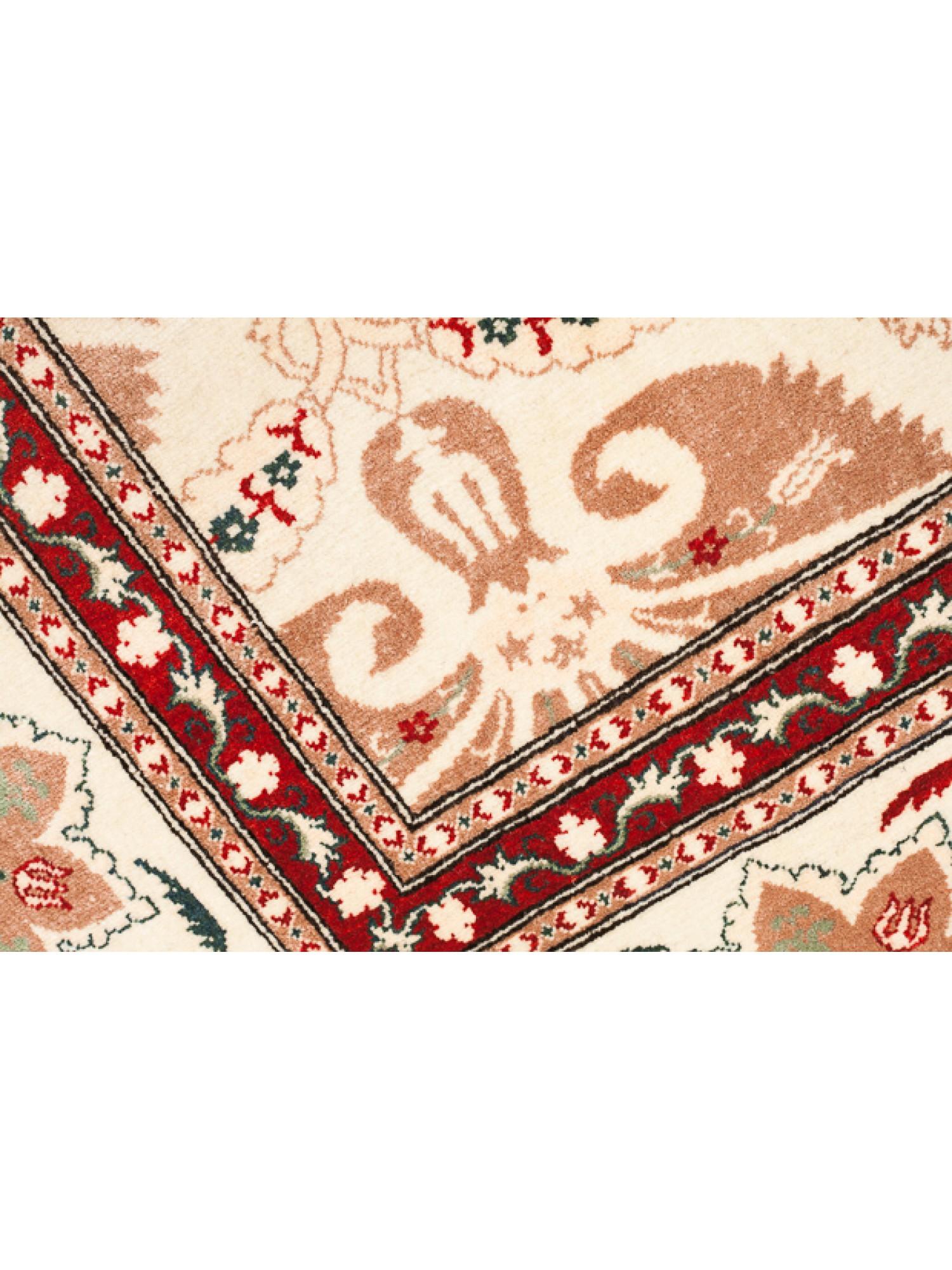 Oushak Hereke Wool & Cotton Carpet - Turkish Anatolian Rug - Ottoman Carnations & Tulip For Sale