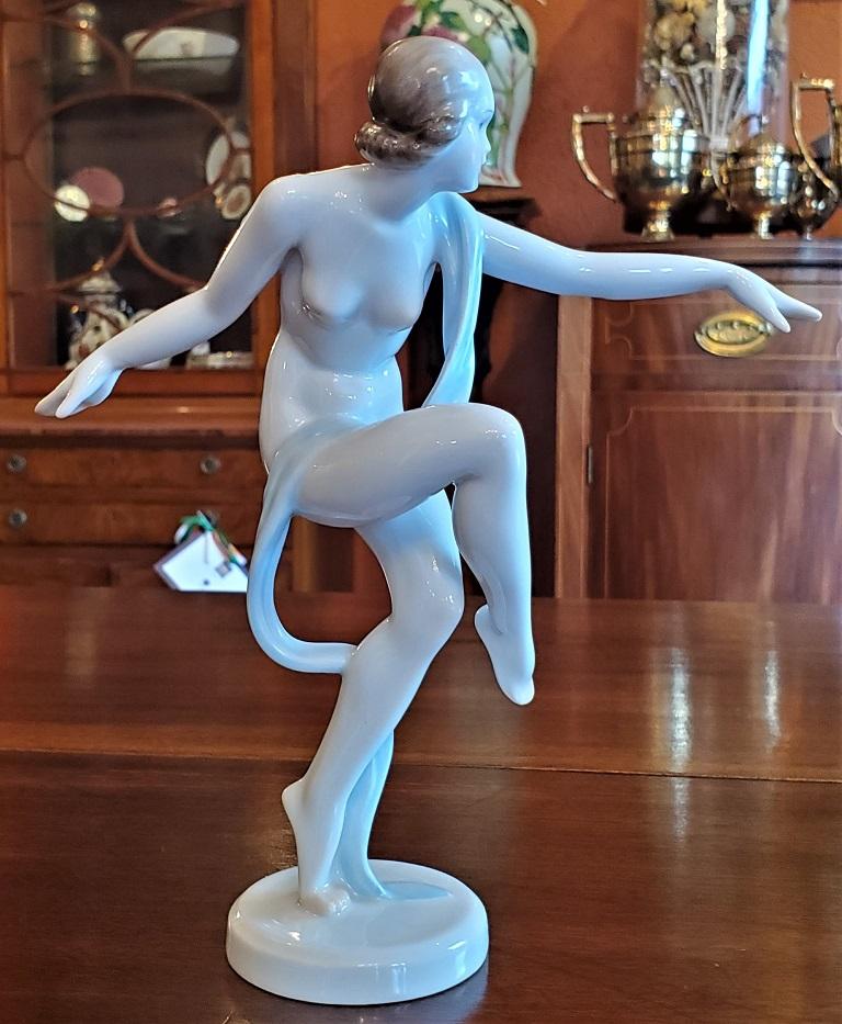 Porcelain Herend Art Deco Dancer