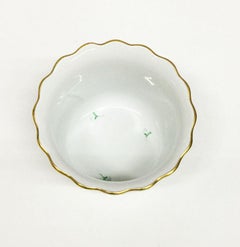 Herend Hungary porcelain "Chinese Bouquet Apponyi Green" Cachepot