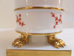 Herend Decor Copoh "Happy Fish" Vase Hand Painted Hungarian Porcelain, Modern