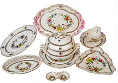 Herend Dinner Set for Twelve Persons Decor Fleurs des Indes Multicolored