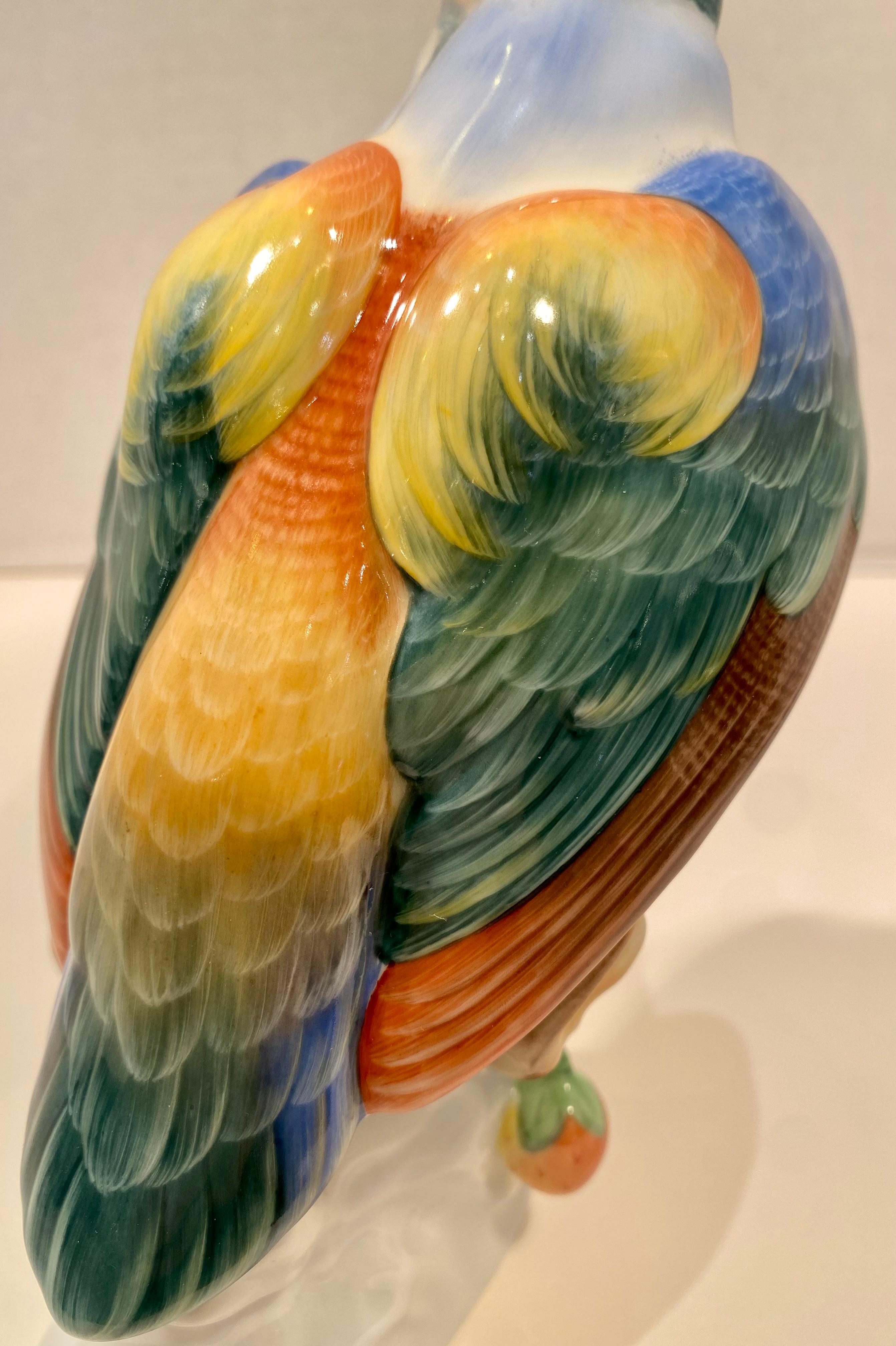 Herend Finest Quality Hand Painted Porcelain Kingfisher Bird Figurine 1