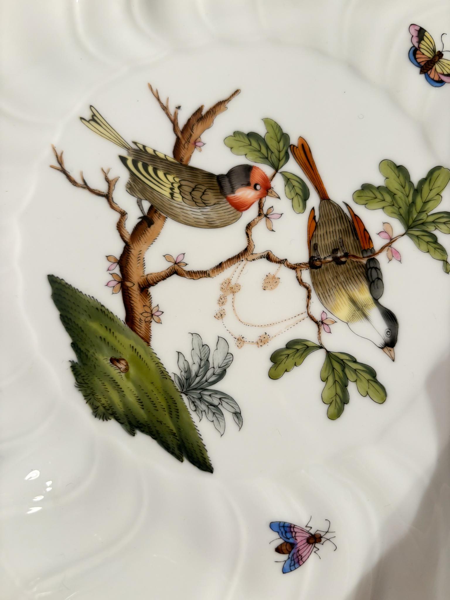 Herend Hand-Painted Porcelain Centerpiece from the 1950s 2