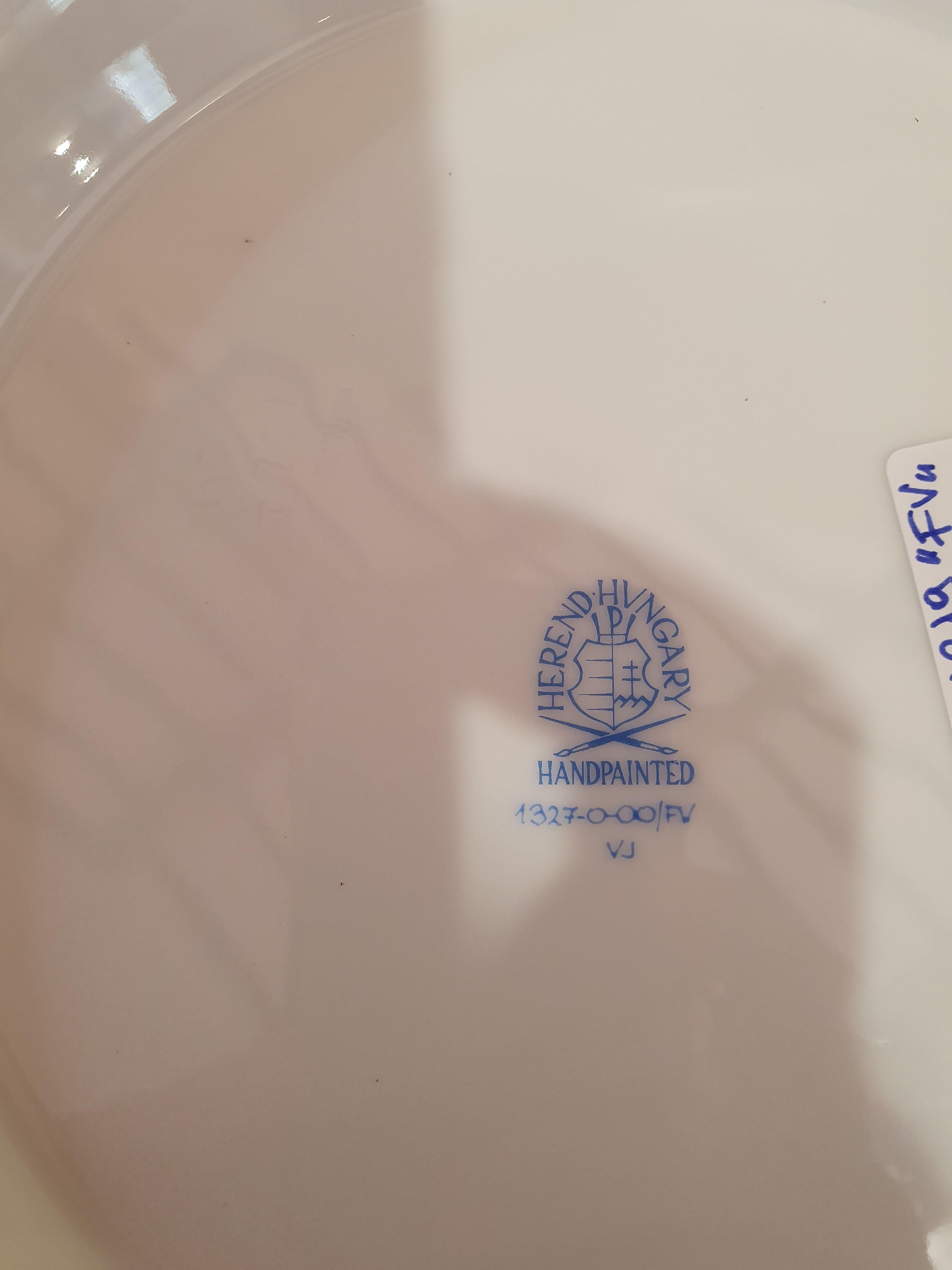 Gilt Herend Hand Painted Porcelain 