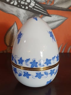Herend Hand Painted Porcelain Set of Two Egg Boxes, Hungary, 2021, New
