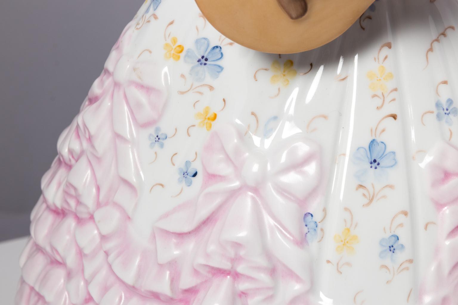 Porcelain Herend Huge Figure 