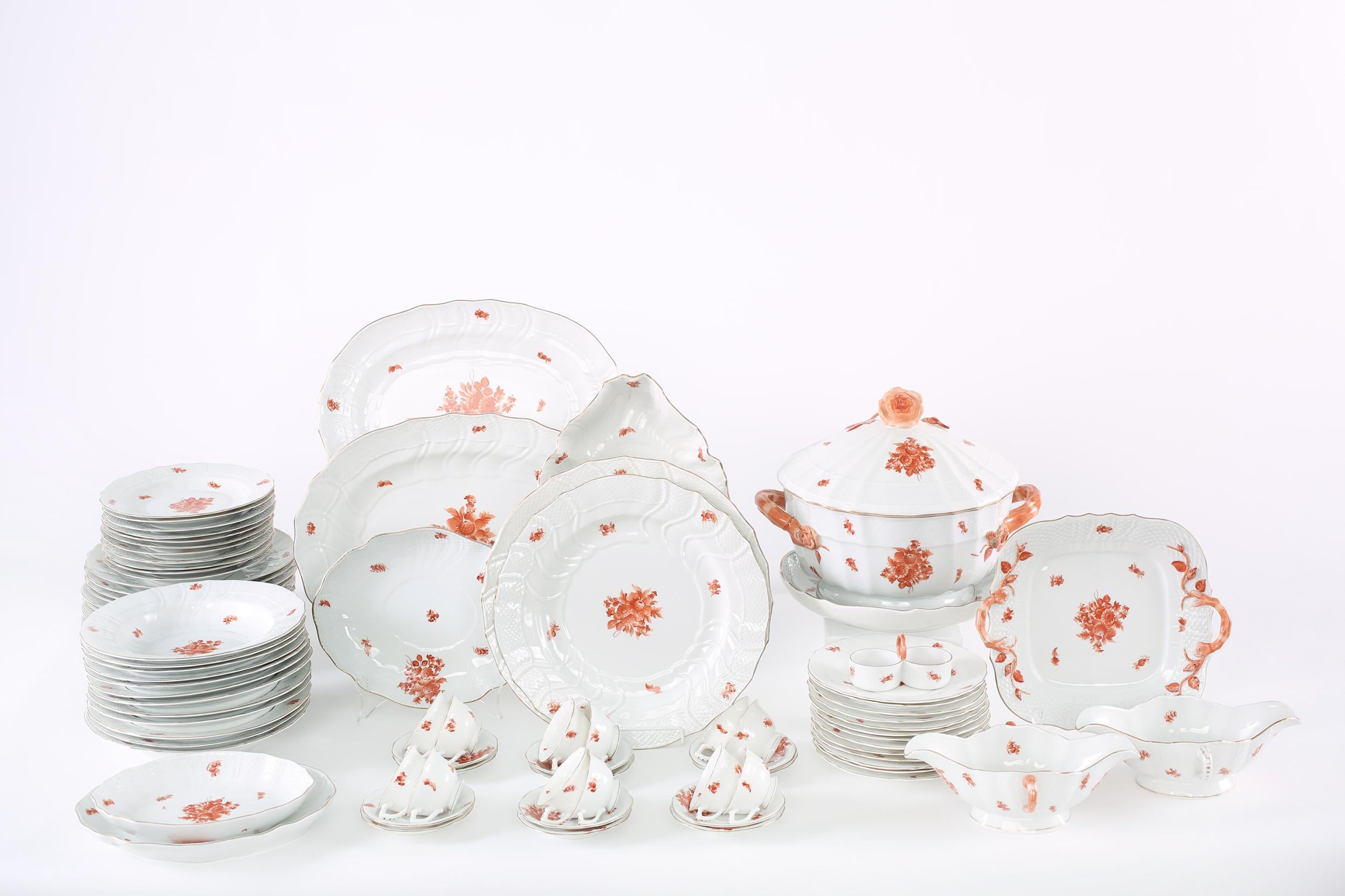 Herend Hungarian Dinner Service / Serving Pieces 6