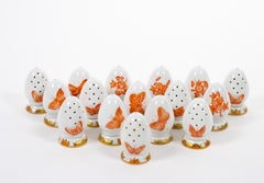 Herend Hungarian Porcelain Tableware Salt & Pepper Service / 16 Pieces