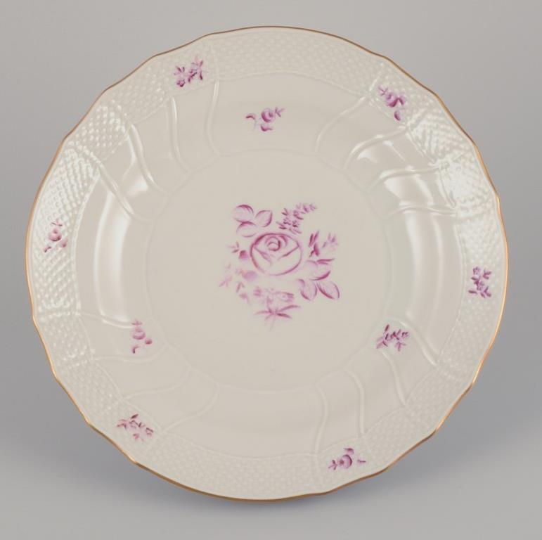 Herend, Hungría. Juego de seis platos llanos de porcelana. siglo XX en venta