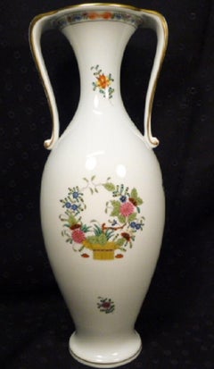 Herend Hungary Amphora Porcelain Vase Hand-Painted