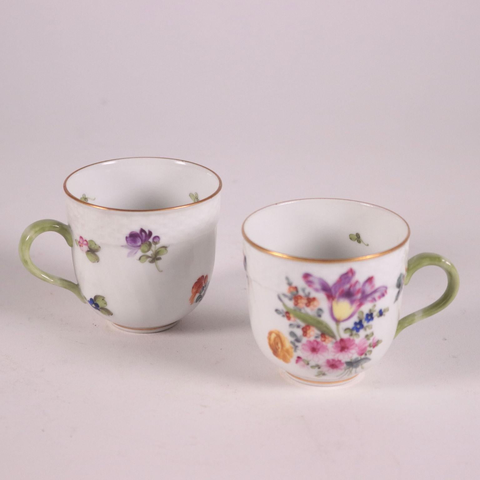 Herend Hungary Coffee Set Porcelain, 20th Century For Sale 3