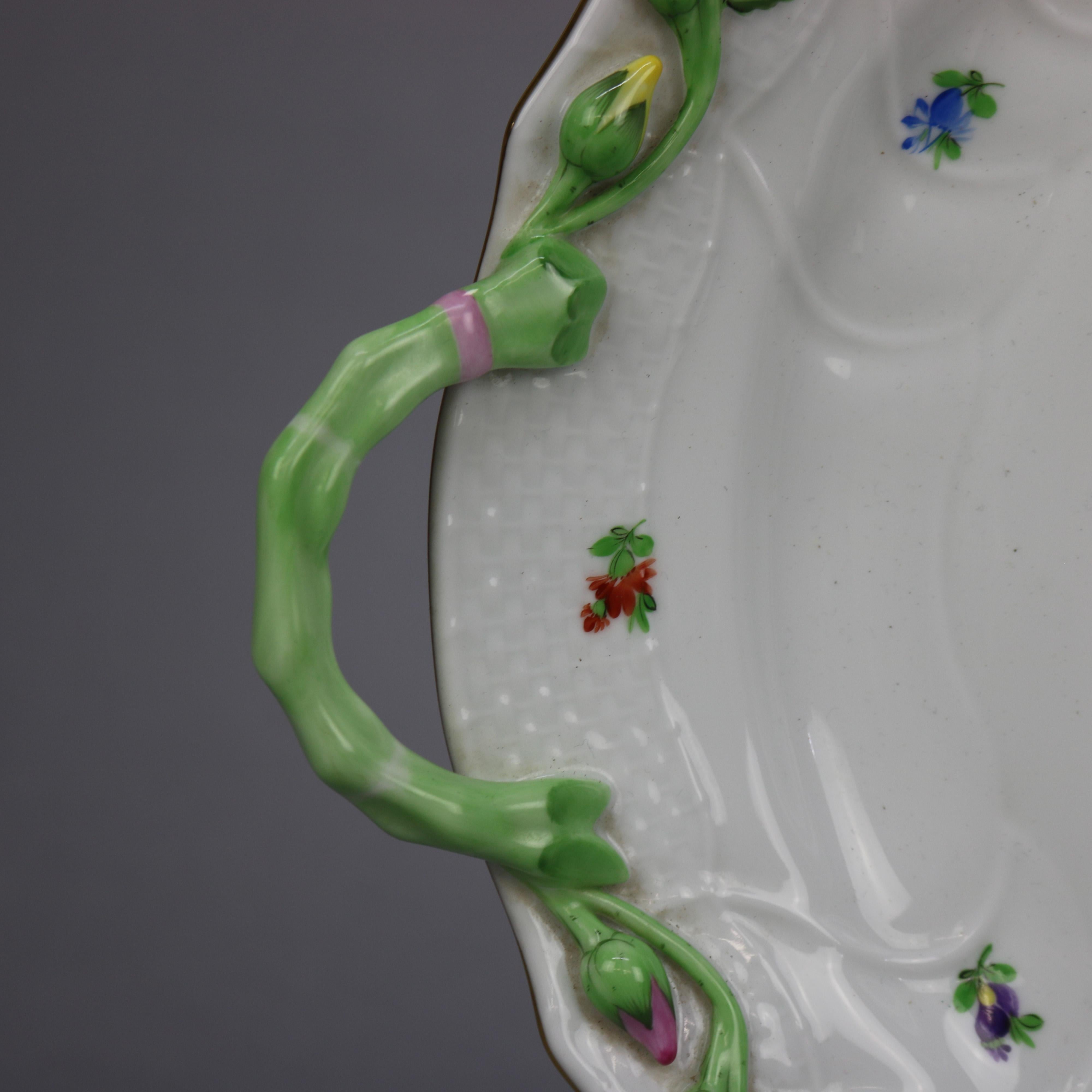 Herend Hungary Hand Painted Porcelain & Gilt Tureen & Liner 20th C 2