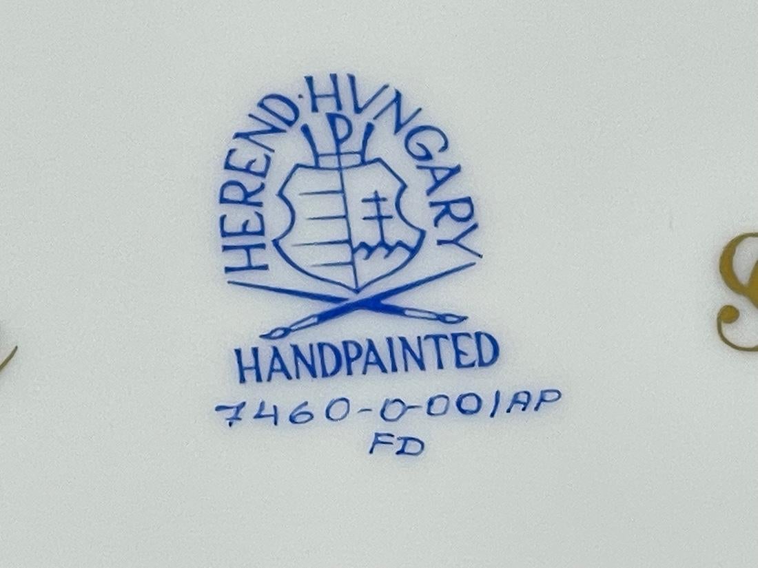 Bol « Apponyi Pink » en porcelaine de Hongrie Herend, années 1980 Bon état - En vente à Delft, NL