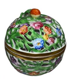 Herend Hungary Porcelain Box Set
