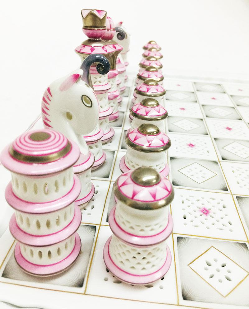 porcelain chess pieces